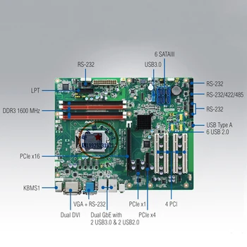 

AIMB-784G2-00A1E Network 6 serial port 12USB 4PCI slot