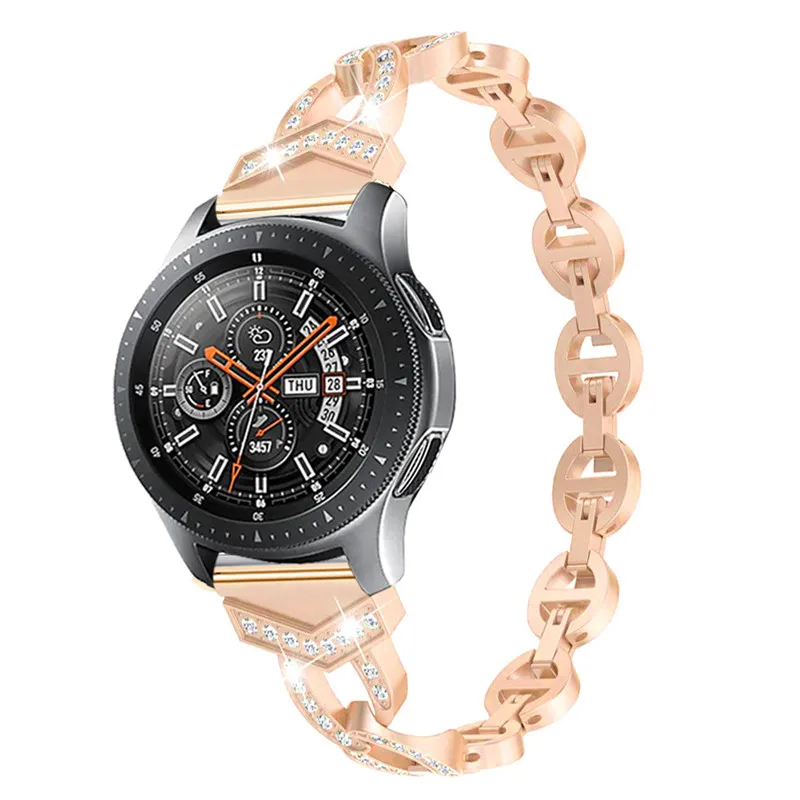  Essidi 20mm Universal Smart Bracelet Strap For Samsung Galaxy 42mm Women Fashion Metal Smart Watch  - 4000239235848