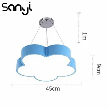 

SANYI Acrylic Chandelier Colorful Wall Light High Brightness Modern Night Light for Corridors/Aisles 24W LED Flower Chandelier