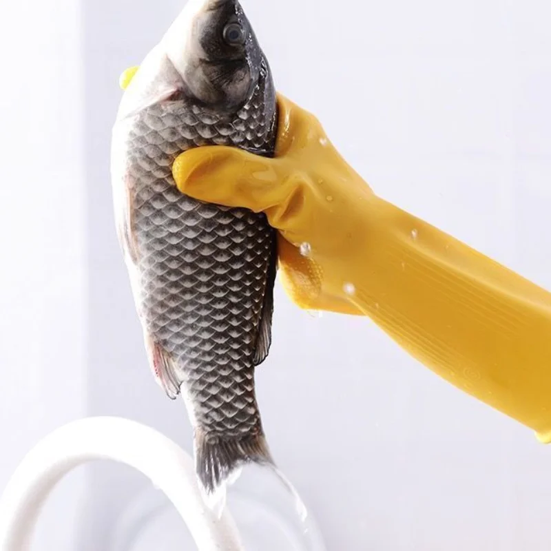 1/3 pairs of household thin waterproof latex gloves dishwashing gloves cleaning tools washing dishes laundry housework dishwashing gloves cleaning gloves