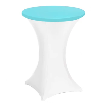 

Spandex Lycra Cocktail Table Topper Wedding Party