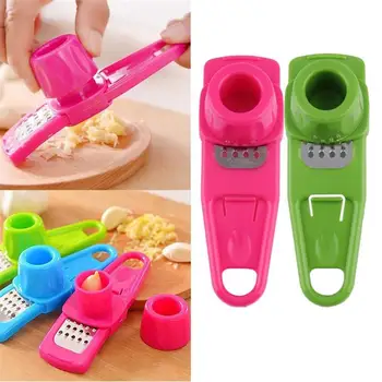 

1Pc Stainless Steel Garlic Crusher Presser Ginger Cutter Multi-Function Garlic Grinding Machine Kitchen Grater Grinder Slicer