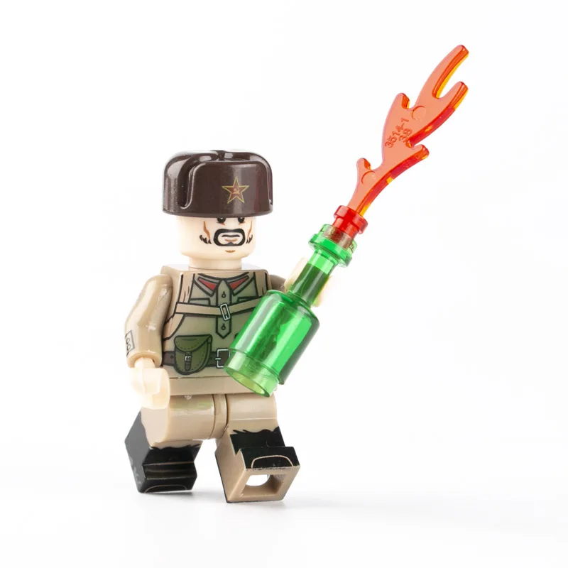 WW2 Набор строительных блоков для оружия спецназа из серии деталей городской