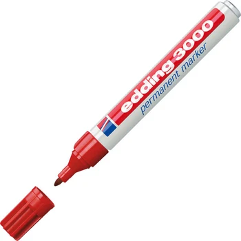 

Edding 3000 permanent marker red 10 Piece (s) REF: 3000-002