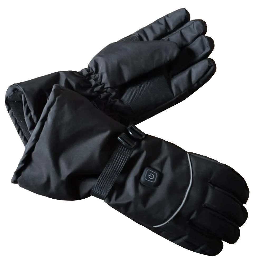 1 Pair Outdoors Sports Adjustable Temperature Climbing Winter Keep Warm Hiking Riding Skiing Third Gear Electric Heated Gloves