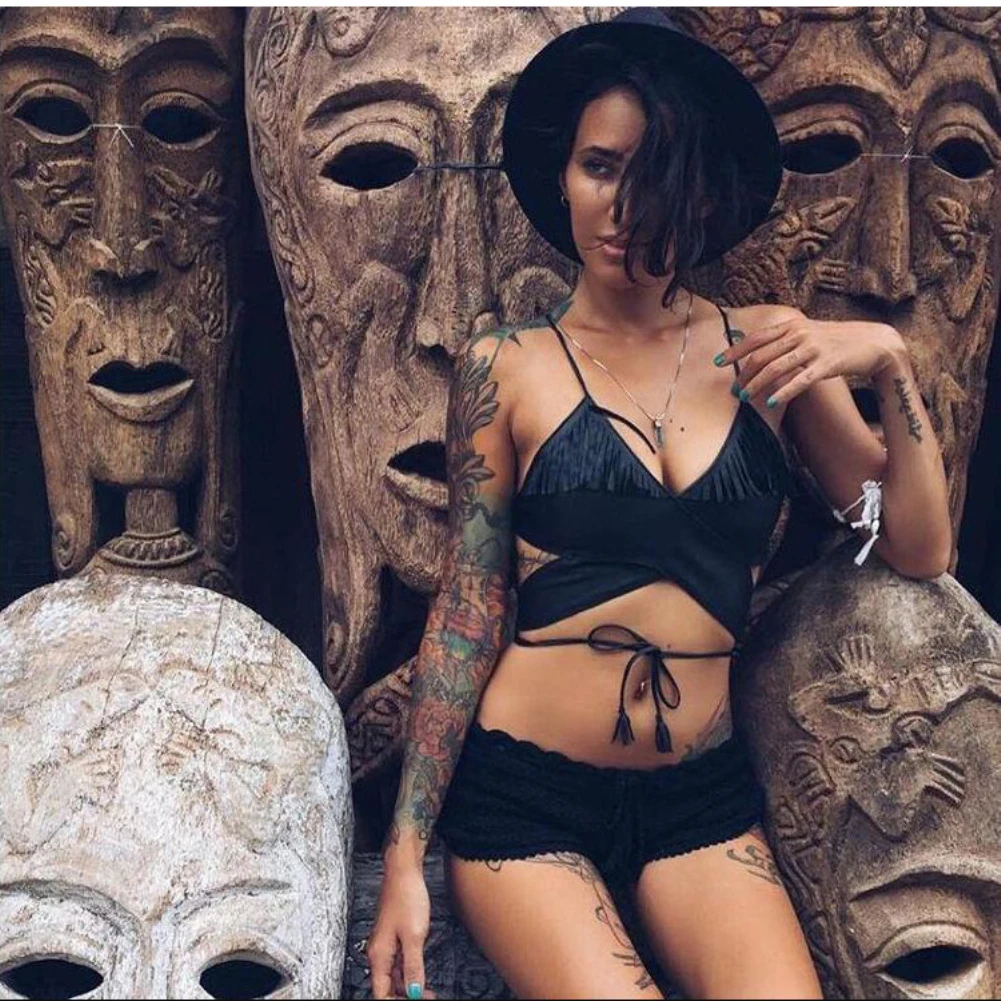 Женская сексуальная одежда Bekini, раздельные Шорты для плавания из двух частей, одноцветная одежда для плавания с высокой талией, летняя пляжная одежда, один размер