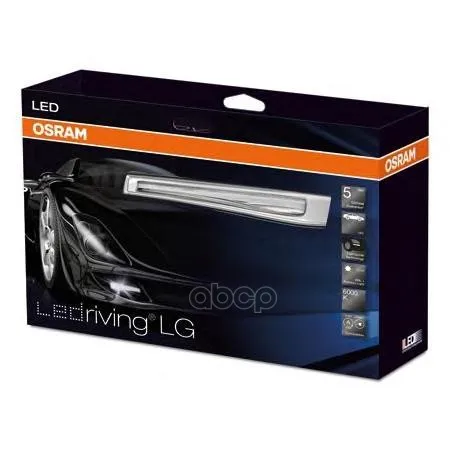 12v 15w Ledriving Дневные Ходовые Огни(Дхо)(Однородная Светящаяся Поверхность) 2шт.(1к-Т) Osram арт. LEDDRL102