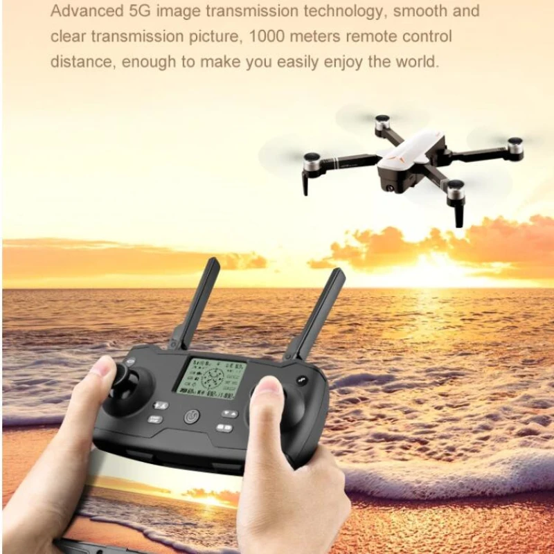 Бесщеточный gps слежение за мной wifi fpv, пульт ДУ RC Дрон 5G анти-встряхивание 4K камера Оптическое позиционирование потока RC Квадрокоптер VS B4W