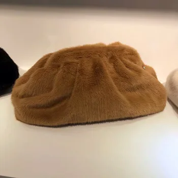 

Luxury Designer New Cloud Shape Women Day Clutch Bag Pleated Dumpling Shoulder Messenger Bag Small Cute Lady Crossbody Handbags