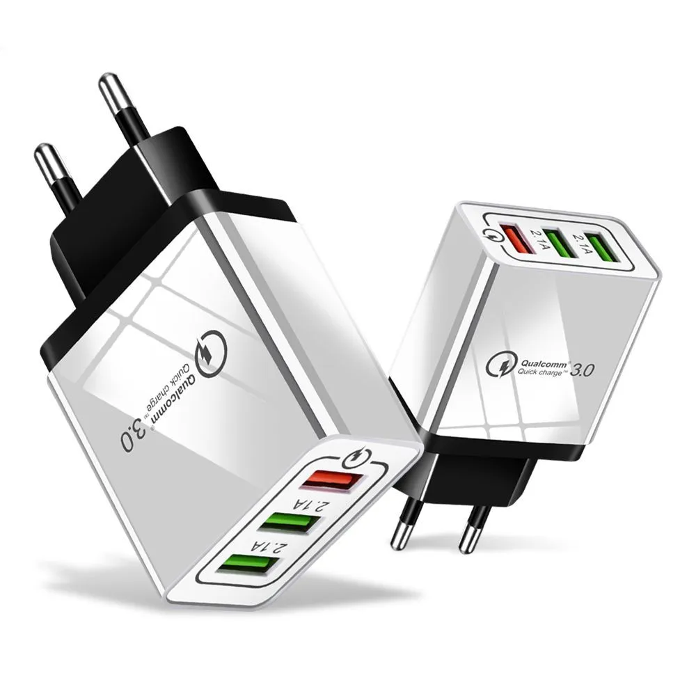 

5V/3.5A3 Ports USB Charger Quick Charge 3.0 QC3.0 Travel Charger/Wall Charger for Iphone X XR XS USB Adapter For Huawei P10 P20
