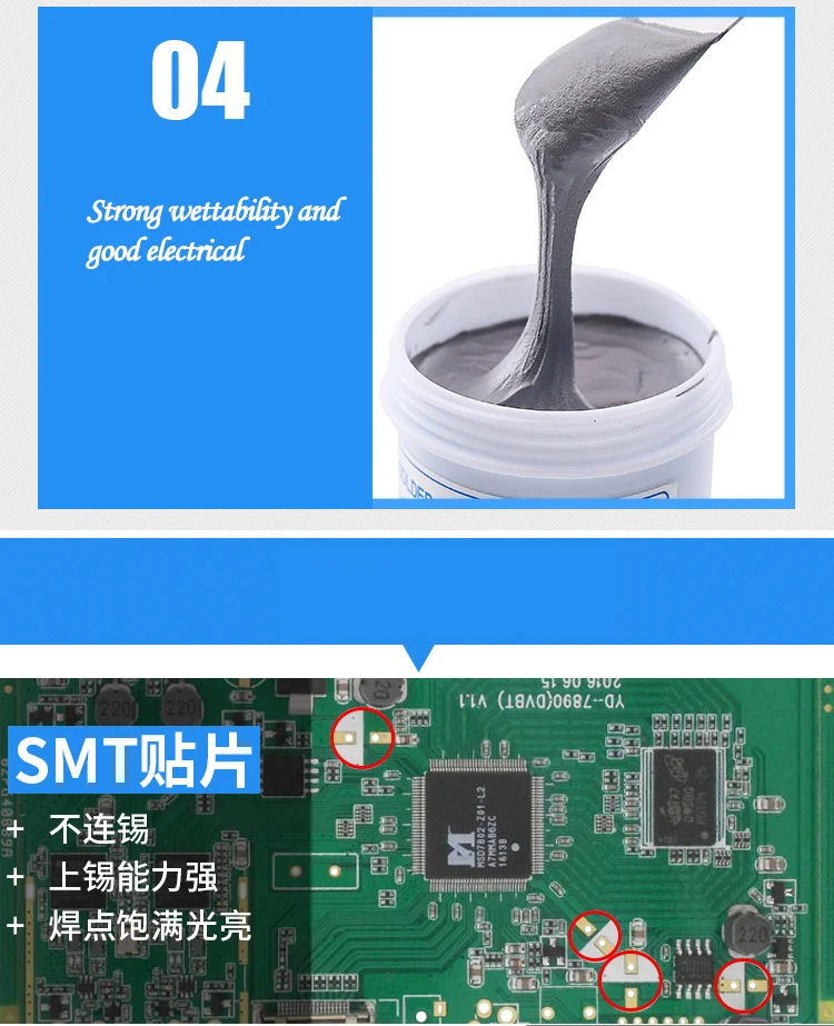 SD-318 низкотемпературный светодиодный SMT паяльная паста sn63pb37 25~ 45мкм 500 г без очистки BGA припой флюс SMT этилированная Оловянная паста