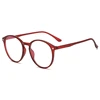 Big Frame Oval Women Men Myopia Glasses Finished Retro Gray Frame Prescription Eyeglasses Female 0 -0.5 -0.75 -1.0 To -6.0 5