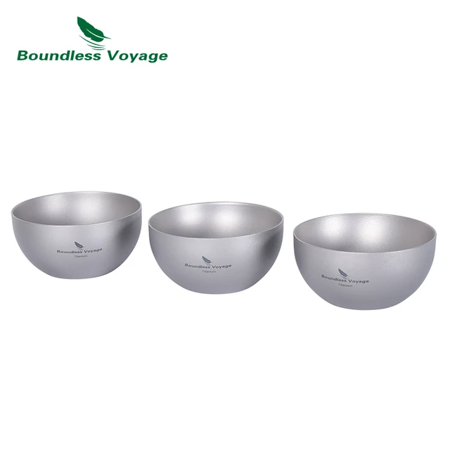 Boundless Voyage Titanium Mini Coffee Cup Espresso Cup Ultralight 120ml &  180ml Tea Cup Wine Mug Outdoor Camping Drinkware
