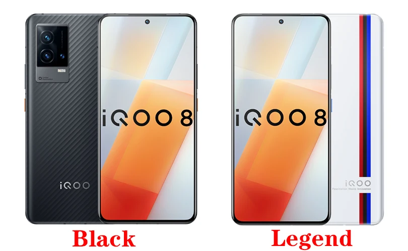 8gb ram Original New Vivo IQOO 8 5G SmartPhone Snapdragon 888 8GB 12GB RAM 128GB 256GB ROM 6.56'' 120Hz Screen 120W 48MP Camera NFC ddr4 ram