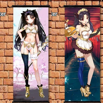 

anime poster Fate Ishtar cute girl Wall Scroll Painting Art Prints Home Room Decoration Long 105*40