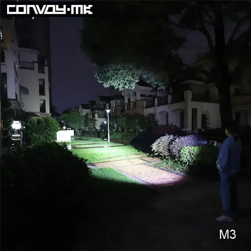 Convoy M3 Cree XHP70.2 светодиодный фонарик высокой мощности 18650 26650 режим памяти фонарь с