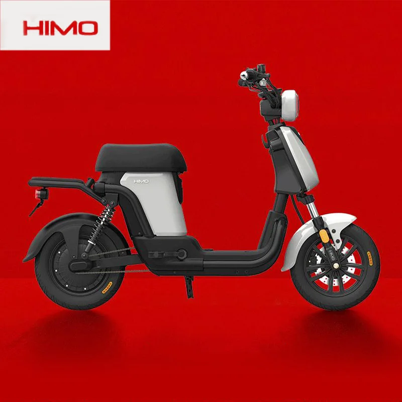 City version white HIMO T1 Батарея, фара для электровелосипеда в Мощность помочь Электрический велосипед 350 Вт Мотор 48В 25 Km/H 60 км Батарея мини Портативный уличный Байк, способный преодолевать Броды - Цвет: City version white