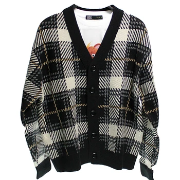 

2019 New Plaid Cardigan Loose Edition XXL Q6265
