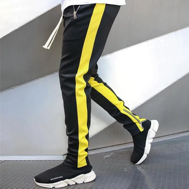 Mens Joggers Casual Pants Fitness Men Sportswear Tracksuit Bottoms Skinny Sweatpants Trousers Black Gyms Jogger Track Pants sport jogging trousers