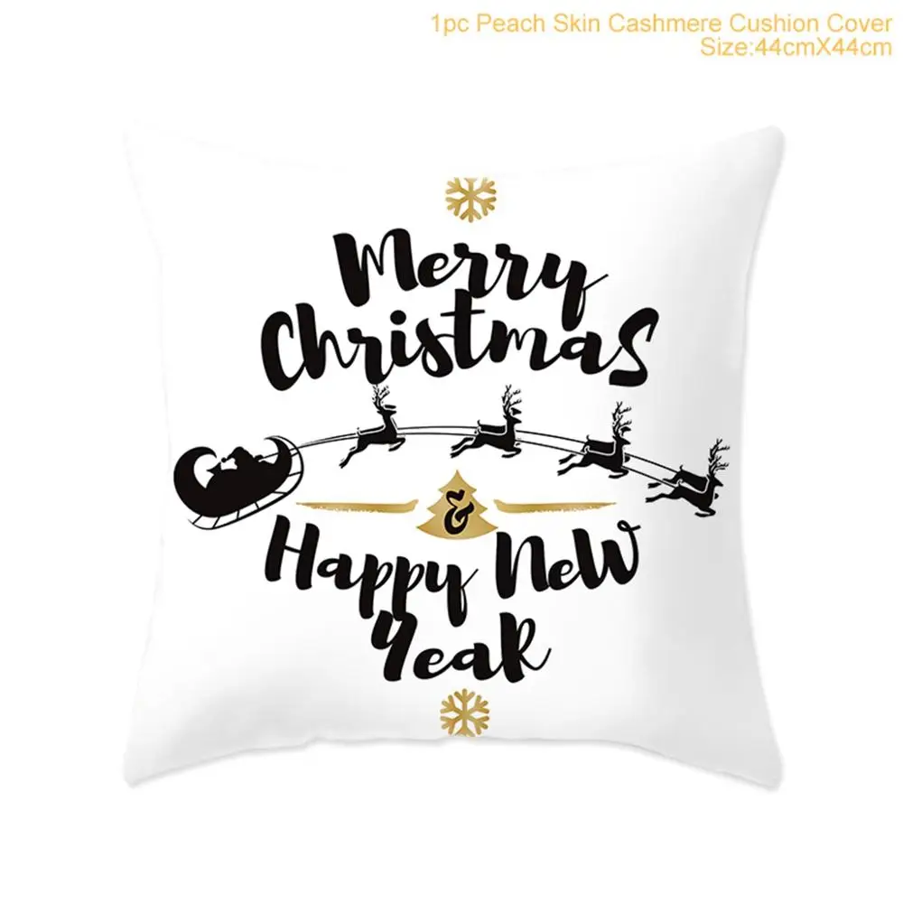 Xmas Pillowcase 2 QIFU Санта-Клаус, Рождественский фланелевый ковер, Рождественское украшение для дома, Рождественский, подарок, Рождественский Декор, керст, новогодний - Цвет: Xmas Pillowcase 2
