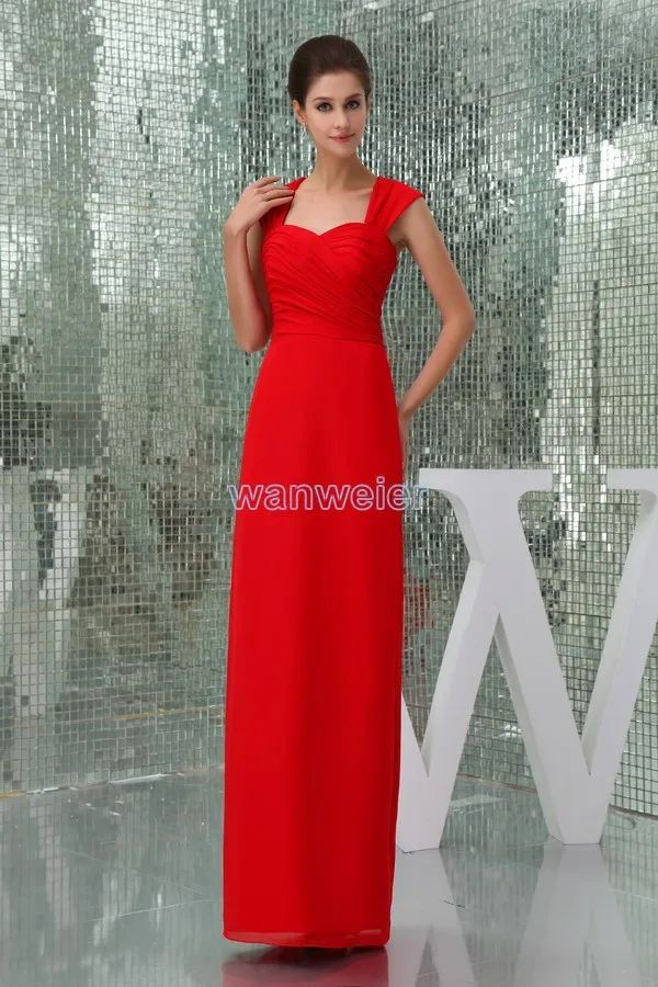 

2016 New Arrival Pleat Vestido De Festa Longo free shipping Quality Formal Custom Chiffon Sexy Long Floor-length Evening Dress