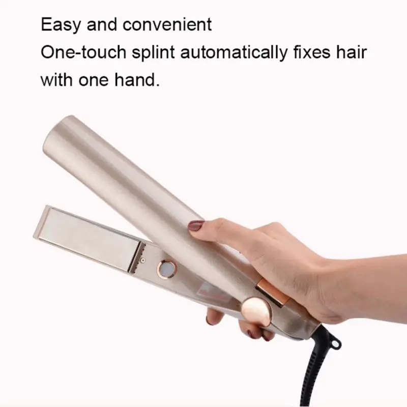 Ceramic Hair Straightener Double-purpose Hair Curler Hair Flat Iron Women Hair Styling Tool US UK EU