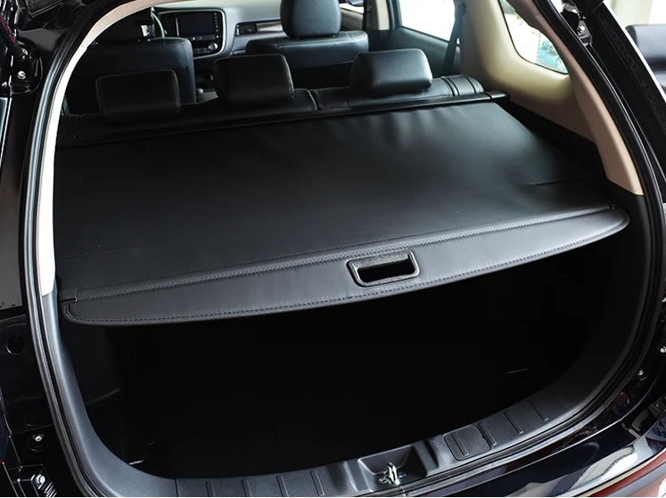 Грузовой Чехол для Mitsubishi Outlander 2013- перегородка занавес экран тент багажник защитный щит задний авто аксессуары черный
