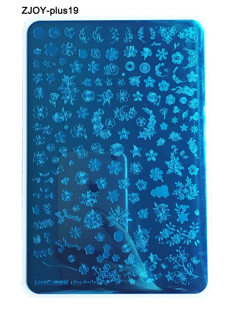 1PC**9.5X14.5cm Nail Art Stamping Plate 304 Stainless Steel Templates  Plates Image--Unique Design/Lace design nail Stamp Plate