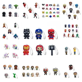 

50pcs Avenger Star Wars Keychain Deadpool Key Chain Star Wars Key Ring Fashion Accessories Trinkets Key Holder Kids Xmas Gift