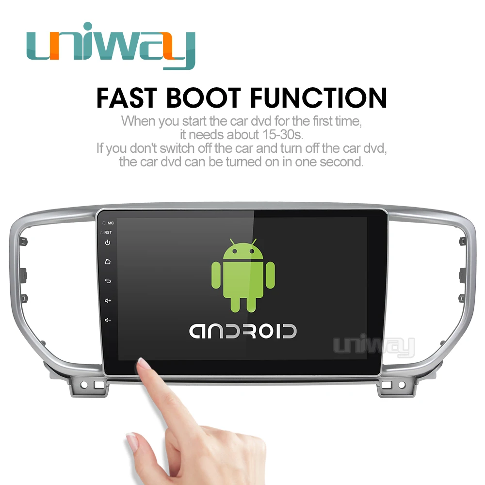 Uniway A19KX5 android 8 1 автомобильный dvd для kia sportage kx5 2018 2019 Автомобильный Радио Стерео gps
