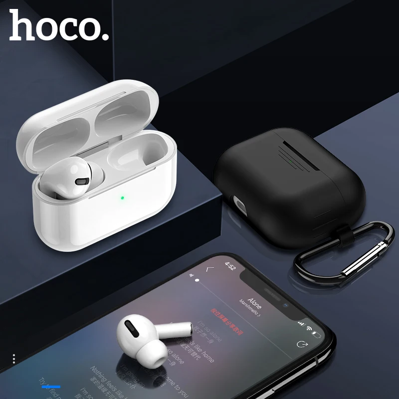 

HOCO TWS True Wireless Earphones Bluetooth V5.0 Touch Control and Noise-Cancelling Earpieces for iphone11 /Android Phone Headset