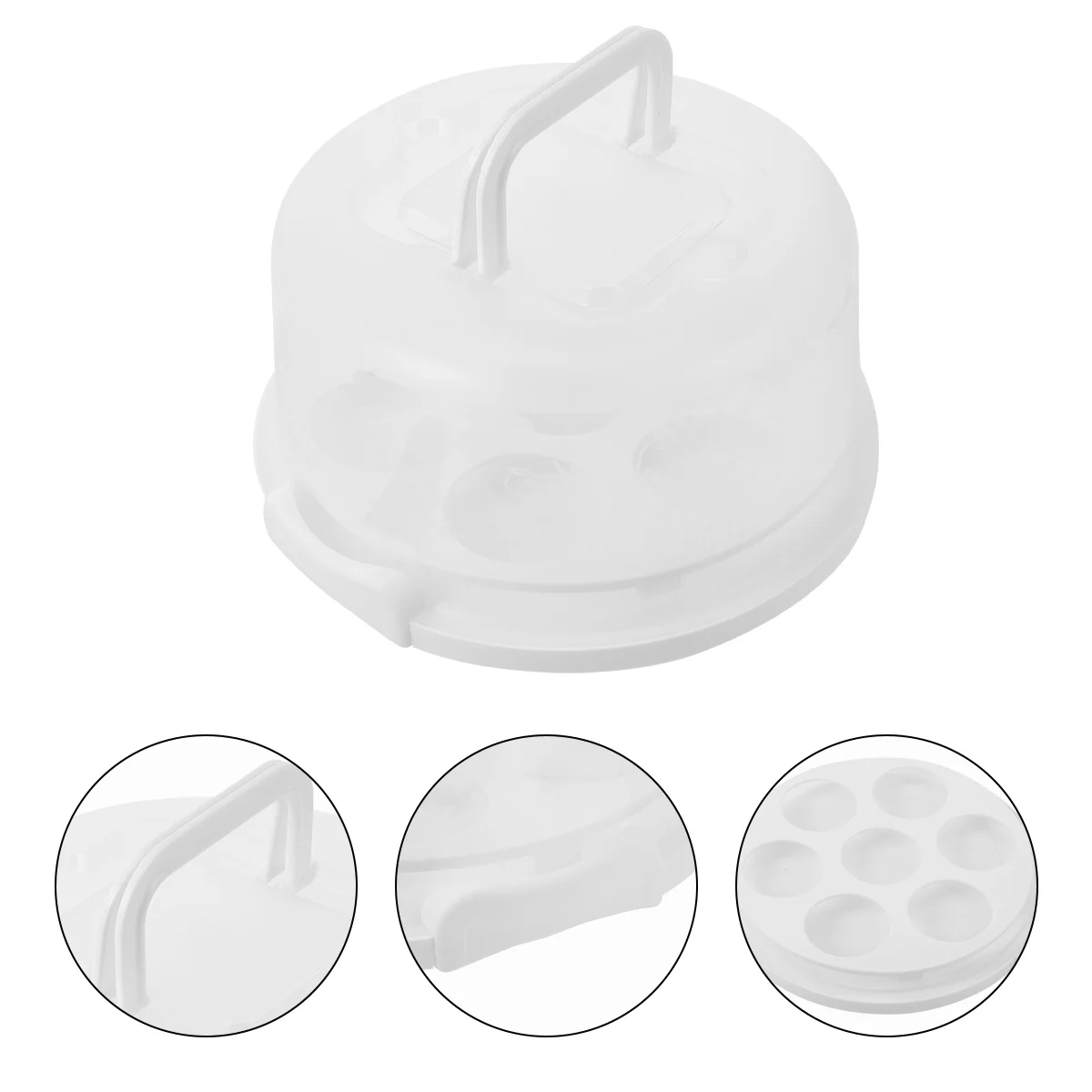 1 шт. ручной контейнер для хранения пищевых продуктов с крышкой | Дом и сад