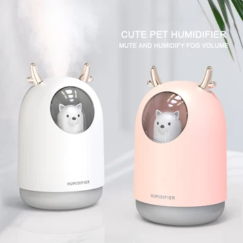 

ELOOLE USB Ultrasonic Air Humidifier Diffuser Portable Diffuser Aromatherapy Aroma Oil Humidificador For Home Car Office