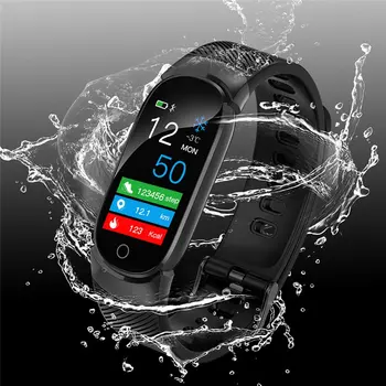 

Qw16 Information Waterproof Message Push Step Heart Rate Blood Oxygen Health Color Screen Smart Bracelet Top Sales