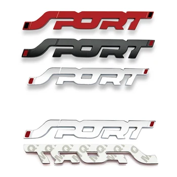 

Car Metal 3D SPORT Emblem Badge Trunk Fender Vehicle Sticker Decal Decoration Car Logo Stickers Car Accessories