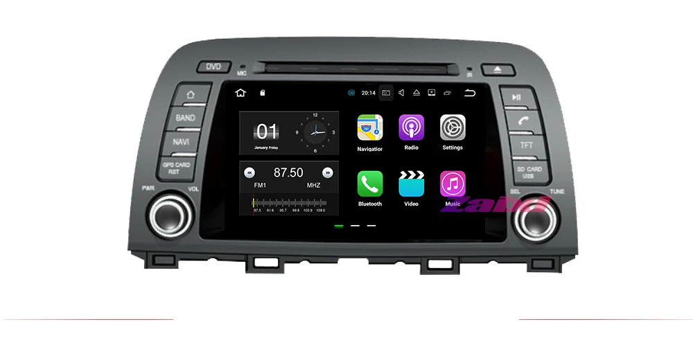 Best ZaiXi For Mazda 6 Atenza 2012~2016 Car Android Multimedia System 2 DIN Auto DVD Player GPS Navi Navigation Radio Audio WiFi 1