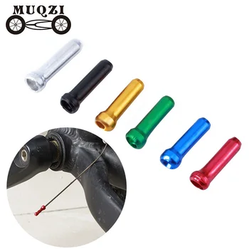 

MUQZI 50pcs Brake Shifter Core cap Inner Cable Tips Wire End Cap Crimps Fits for Brake Shift Derailleur Inner Core