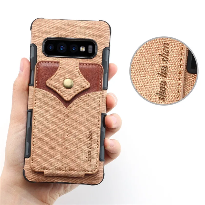 

Leather Phone Cover For Samsung S10 S8 S10 Plus A20 A50 A70 Case Card Slots Wallet Flip Cases For Galaxy Note8 Note9 Phone Case