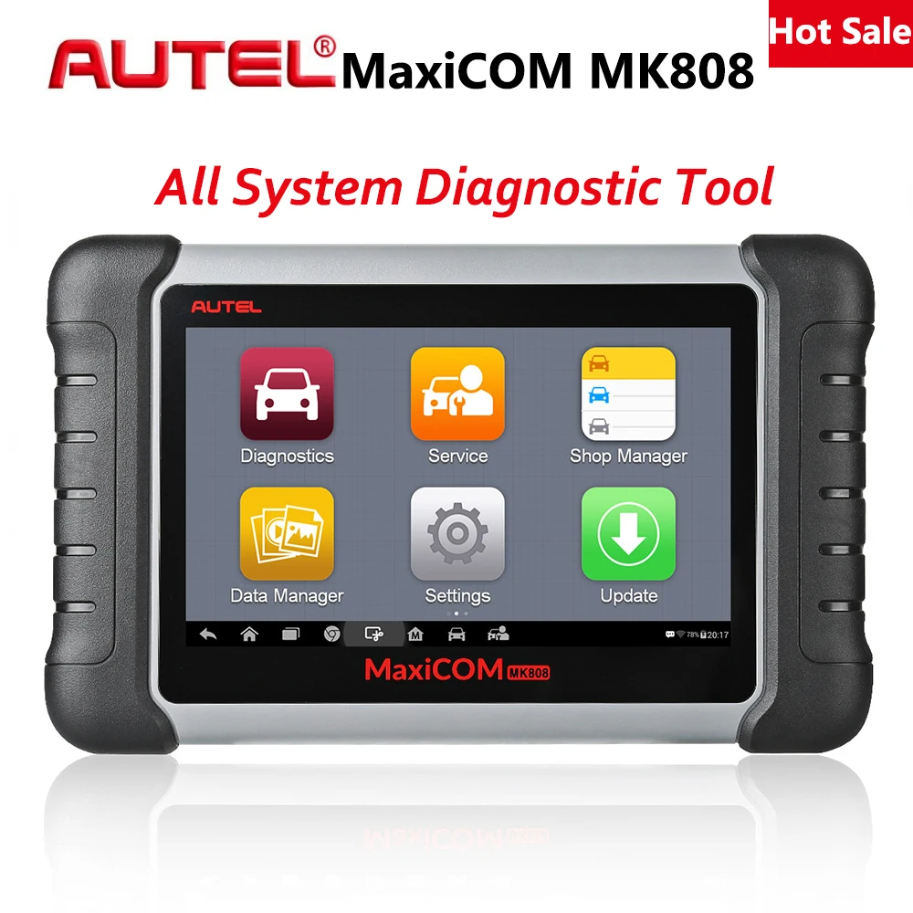 Autel maxicom MK808 MX808 автомобильный диагностический инструмент как Mot Pro Сканер с IMMO/EPB/SAS/ BMS/TPMS/dpf функции сброса