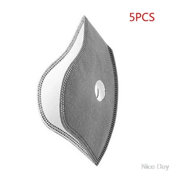 

Dust Mask with Double Breathing Valve Activated Carbon PM2.5 Filter Anti-pollution Anti-smog Breathable Protective Cover A25 20