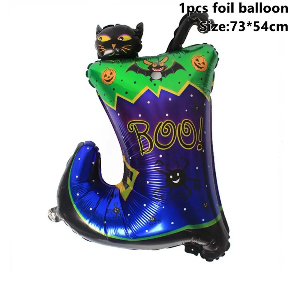 Taoup страшный череп Тыква Хэллоуин баннеры ткань страшная Гирлянда Декор Хэллоуин вечерние аксессуары реквизит флаги и баннеры - Цвет: Halloween Balloons 5
