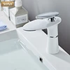 XOXO Basin Faucet Cold and Hot Water Waterfall Bathroom Faucet Single handle Basin Mixer Tap Deck Mount Torneira 23035 ► Photo 2/6