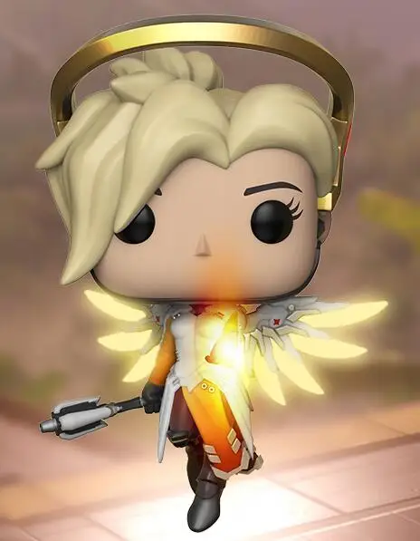 Funko Pop Game OverWatche Mercy коллекция фигурок виниловая кукла модель игрушки