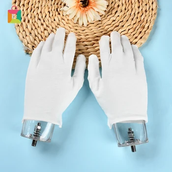 

12 Pair White Labor Insurance Cotton Gloves Jewelry Appreciation White Gloves Household Cleaning Gardening Etiquette Gloves Cozy