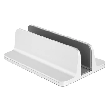 

Double Vertical Laptop Stand Phone Holder Aluminum Alloy Desktop Stand Adjustable Laptop Holders For Ipad Storage Bracket