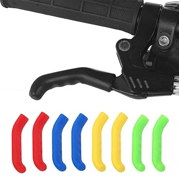 

1 Pair Bicycle Silicone Gel Brake Handle Lever Cover Mountain Road Bike Cycling Protection Cover Protector Sleeve