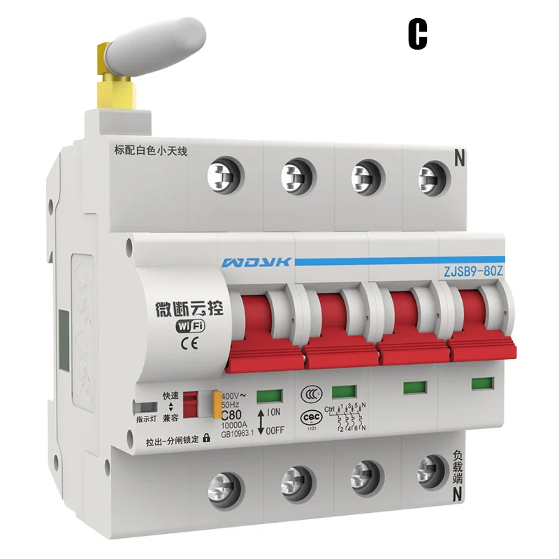 

WiFi Smart Circuit Breaker App Remote Control Automatic Switch Overload Circuit Protection TP899
