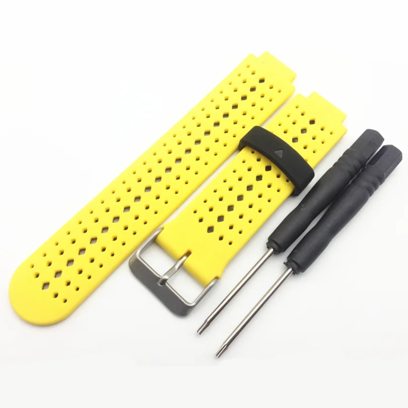 Premium Silicone Replacement Watchband Strap with Tool