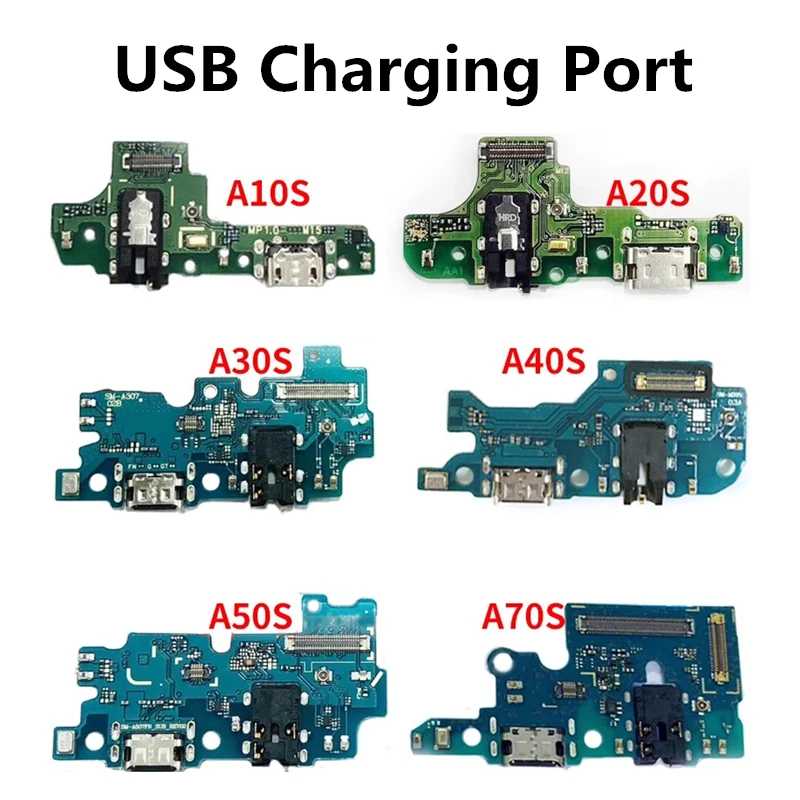 Док станция с USB разъемом для зарядки плата гибкий кабель Samsung A10S A20S A20e A30S A40S A50S A60S