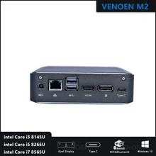 Mini ordenador de escritorio compacto, pc Intel Core i5 8265U i7 8565U Pentium 5405U, pequeño ordenador i3 8145U tipo-c Windows 10 pro Unbunt M.2 PCIE